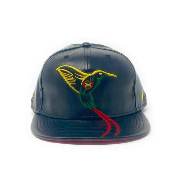 The Médecin Oiseau - Jamaica - The Cap Guys TCG / Inspired Exclusives PU Rasta Édition Snapback Cap