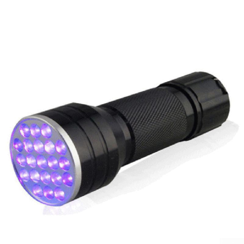 UV Ultra Violet 21LED Flashlight Blacklight Light Inspection Lamp Torch 