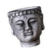 thumbnail image 5 of Macetero de cemento con cabeza de Buda, estatuilla de Buda, contenedor de flores para plantas, maceta decorativa para jardín de gabinete de salón de Gris, 5 of 8