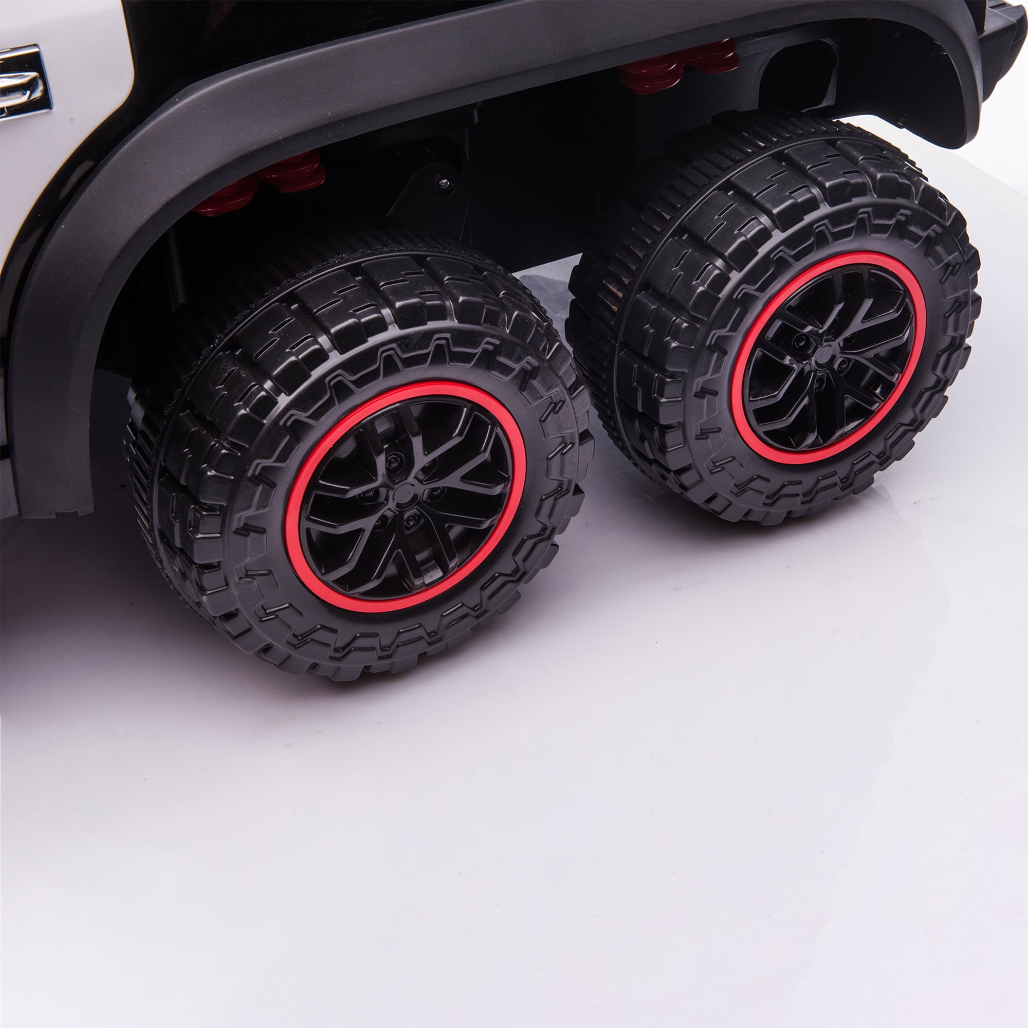 CIPACHO 24V Kids Ride On Police Car Toy with 2.4G Remote Control, Electric Car for Kids Four Wheel Absorber, Music and Light, Trunk, White CIPACHO 24V Kids Ride On Police Car Toy with 2.4G Remote Control, Electric Car for Kids Four Wheel Absorber, Music and Light, Trunk, White