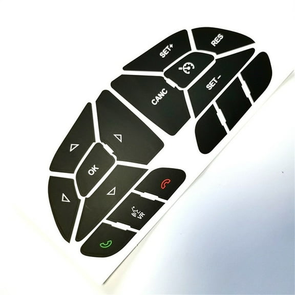 Acaigel Steering Wheel Button Repair Decal Sticker For Dodge Charger 2016-2022