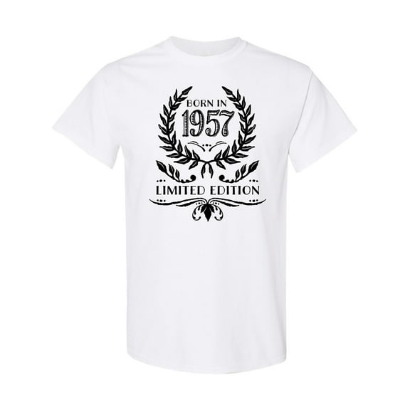 Inktastic Born in 1957 Limited Edition T-Shirt