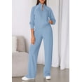 thumbnail image 2 of Conjunto Deportivo PRETTYGARDEN Otoño 2025 Cierre Completo Azul Claro XL, 2 of 6