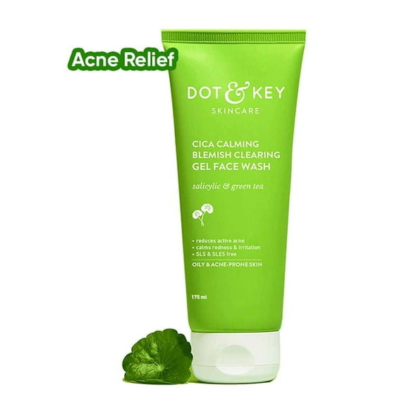 . & KEY Cica Calming Blemish Clearing Gel Face Wash, 175ml