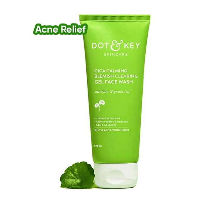 . & KEY Cica Gel Nettoyant pour le Visage Apaisant et Anti-Imperfections, 175 ml