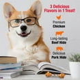 thumbnail image 3 of Good 'n' Fun Triple Flavor Double Pops with Chicken, Rawhide Chews for All Dogs, 5.5 oz., 3 of 10