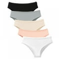 thumbnail image 2 of Womens Underwear Cotton Hipster Panties for Women 5 Pack, 2 of 13