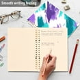 thumbnail image 4 of FORMRS 1-Subject Spiral Notebook 8" x 5" College Ruled 60 Refillable Sheet A5 Hard Cover, Green Drawing, 4 of 7