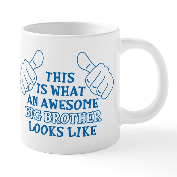 CafePress - Awesome Big Brother Mugs - 20 Oz White Ceramic Mega Mug