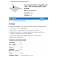 thumbnail image 2 of Front Expansion Tank - Compatible with 2009 - 2017 Chevy Express 4500 6.0L V8 2010 2011 2012 2013 2014 2015 2016, 2 of 2