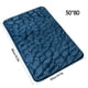 thumbnail image 5 of Billuyoard Alfombrilla de baño de Color sólido para ducha, alfombra absorbente lavable para baño, alfombrilla de baño para entrada de puerta Juegos de accesorios de baño Azul oscuro 50x80cm, 5 of 6