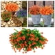 thumbnail image 3 of 12 mechones de flores artificiales Soledad Naranja 35 cm flores de seda, 3 of 10
