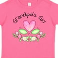 thumbnail image 4 of Inktastic Grandpa's Girl Heart Flowers Girls Toddler T-Shirt, 4 of 5