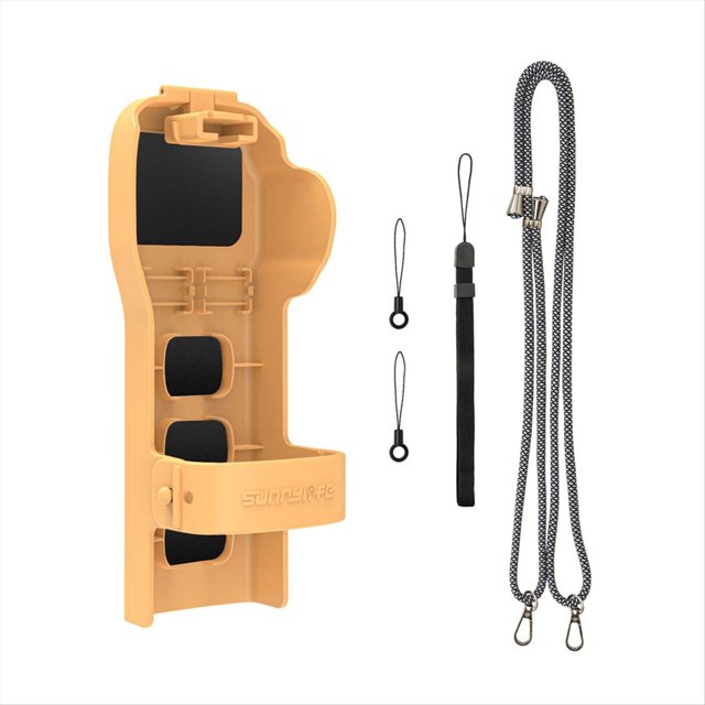 Estuche Protector para Pocket 3, Pantalla para Lente de Cámara, Cubierta Superior Anticaídas, Almacenamiento, Cuerda, Accesorio, Color Naranja