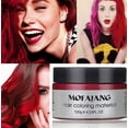 thumbnail image 3 of FeiKong Mofajang - Tinte para el cabello unisex en 9 colores, crema para peinar, tinte de barro, colorante casero, 3 of 5