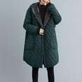 thumbnail image 4 of AOOCHASLIY 2023 Women Winter Coat Fall Fashion Women Casual Comfortable Long Sleeve Button Pocket Parkas, 4 of 5