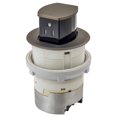thumbnail image 2 of Bryant Electric RCT200BZE 15A 125V Tamper Resistant Pop-Up Countertop Receptacle Surface Mount, 15 Amp, Matte Bronze, 2 of 4