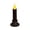 Black, variant on Homellea Small Black LED Candle Table Decor, 4.33 Inch Plastic Candle Style Light With Black Base And Warm Flame Style Light, For Tabletop, Mantel, Shelf, Dining Table, Entryway, Home Use