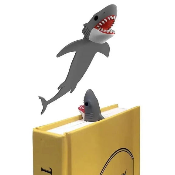 3D Stereo Animal Bookmarks Children Kids Gifts Lovely Creative Cartoon Shark Crocodile Bookmarks Funny Book mark