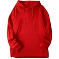 thumbnail image 4 of Sudaderas con capucha de gran tamaño para mujer, sudaderas con estampado de alces de Navidad de manga larga con bolsillo, Tops con cordón Fridja FKASFK5207, 4 of 4