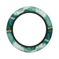 thumbnail image 7 of Jeiento Green Marble Print Golf Cart Steering Wheel Cover for Club Car Stretchable Absorbing Sweat Steering Wheel Cover Sun Reflective Protector Golf Cart Accessories, 7 of 7