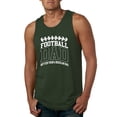 thumbnail image 1 of Wild Bobby, Football Dad Better Than a Regular Dad Father's Day Mens Tank Top, Forest Green, Small, 1 of 6