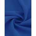 thumbnail image 5 of La oficina de trabajo abotonada de las mujeres remata la blusa elegante del cuello del soporte con volantes de gasa Azul Real XS, 5 of 5