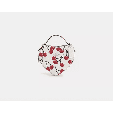 Coach Heart Crossbody Bag With Cherry Print
