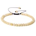 thumbnail image 2 of Pulsera trenzada de piedra de ágata natural explosiva de 4mm, cuentas de piedra semipreciosa para mujer, mini Pulsera de energía, joyería de moda, topacio, una pieza, 2 of 2