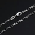 thumbnail image 5 of K-KED Wholesale 16-30 inches Silver Plated "O" Chain Necklace Pendant Delicate Jewelry 2.5mm-30 Inch-1pc chain, 5 of 9
