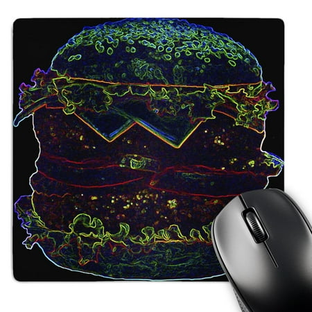 3dRose  Hamburger Deluxe in Neon  MousePad price history on PriceWatchPro