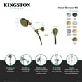 thumbnail image 4 of Kingston Brass KX10206BE Vintage Hand Shower Kit, Polished Nickel, 4 of 5