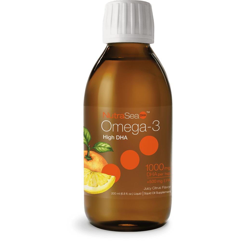 Ascenta NutraSea Omega3 High DHA Liquid, Juicy Citrus, 6.8 Fl Oz