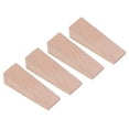 thumbnail image 3 of Tope de puerta Nikou de madera 4 piezas Antideslizante Triangular Color madera, 3 of 15