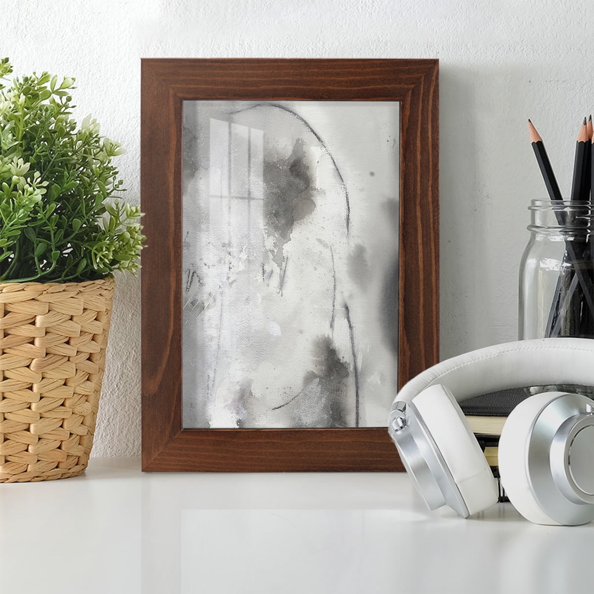 Mystical Objects IV - Framed Print w/glass - Chestnut