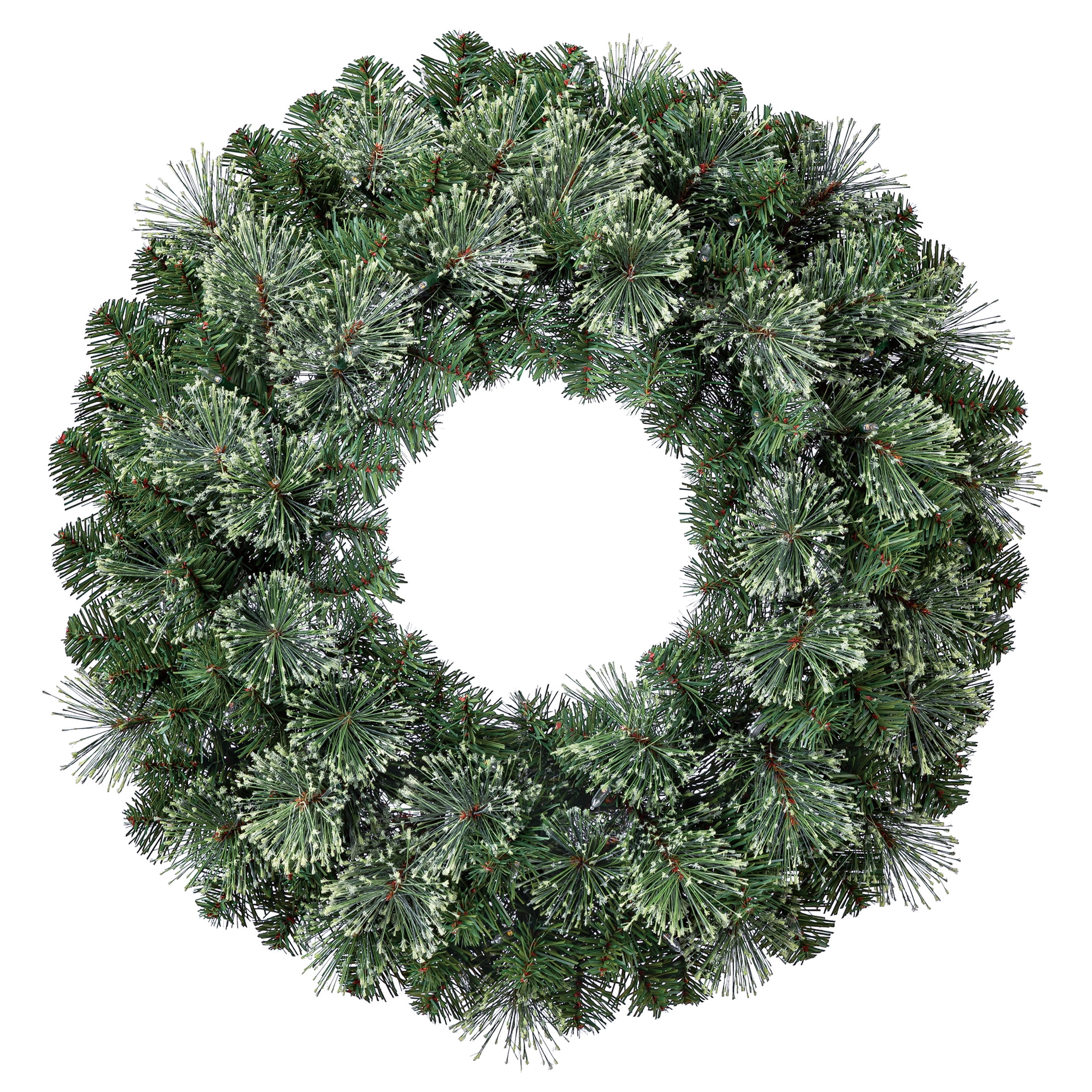 Liberty Color-Changing Pre-Lit LED Battery-Powered Artificial Christmas Wreath with Timer, 24", by Holiday Time