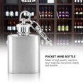 thumbnail image 2 of wine bottle, stainless steel whiskey bag bottle, 2 of 5