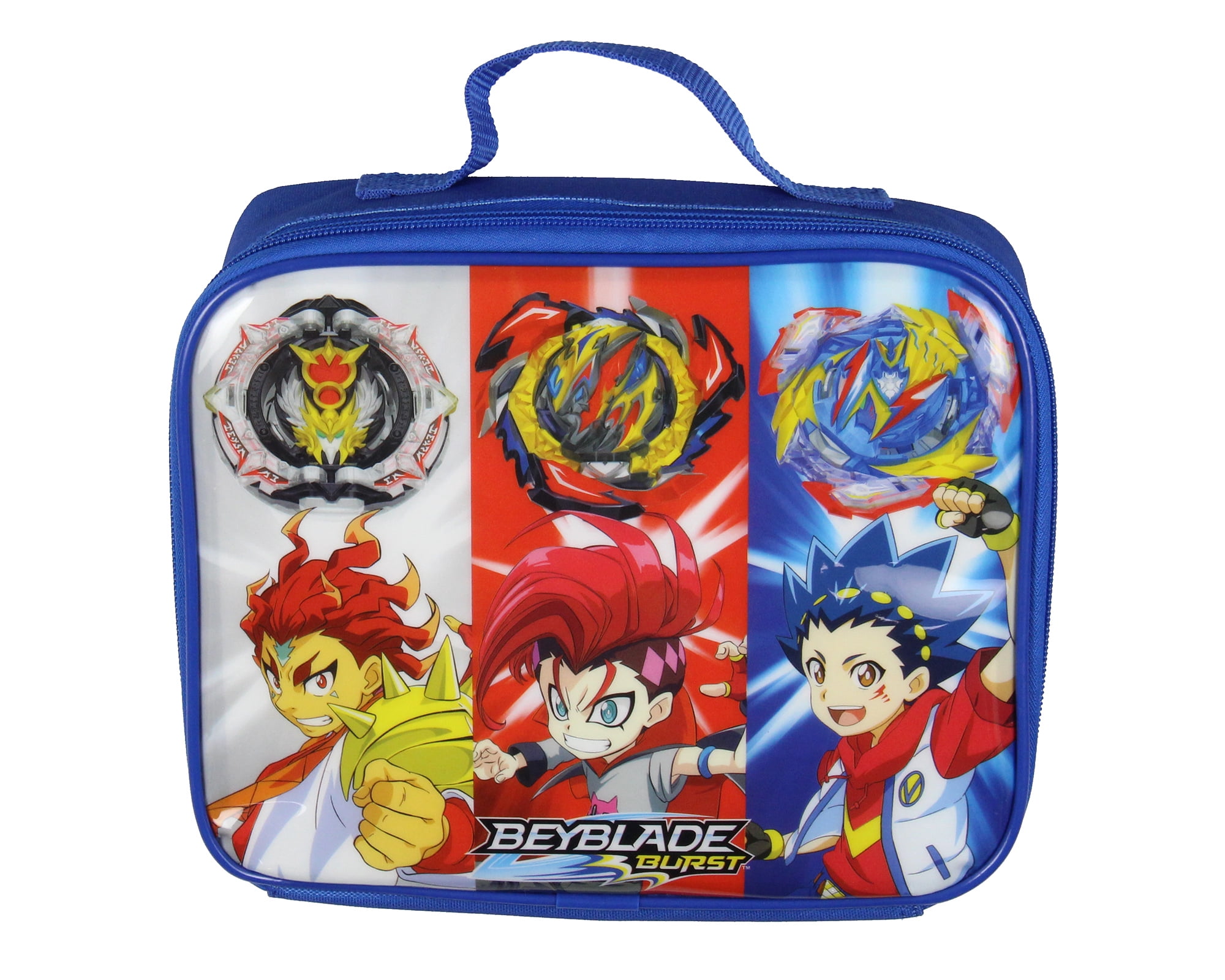 Beyblade Burst Show Bel Daizora Valt Aoi Single Compartment Lunch Box Bag 10"