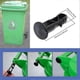 thumbnail image 2 of 3 Pairs Hinge Bolts Hinge Pins For Trash Can Lid Bins To Fit 240/120/100/60l Outdoor Dustbins, 65mm X 18mm, Black Plastic, 2 of 5