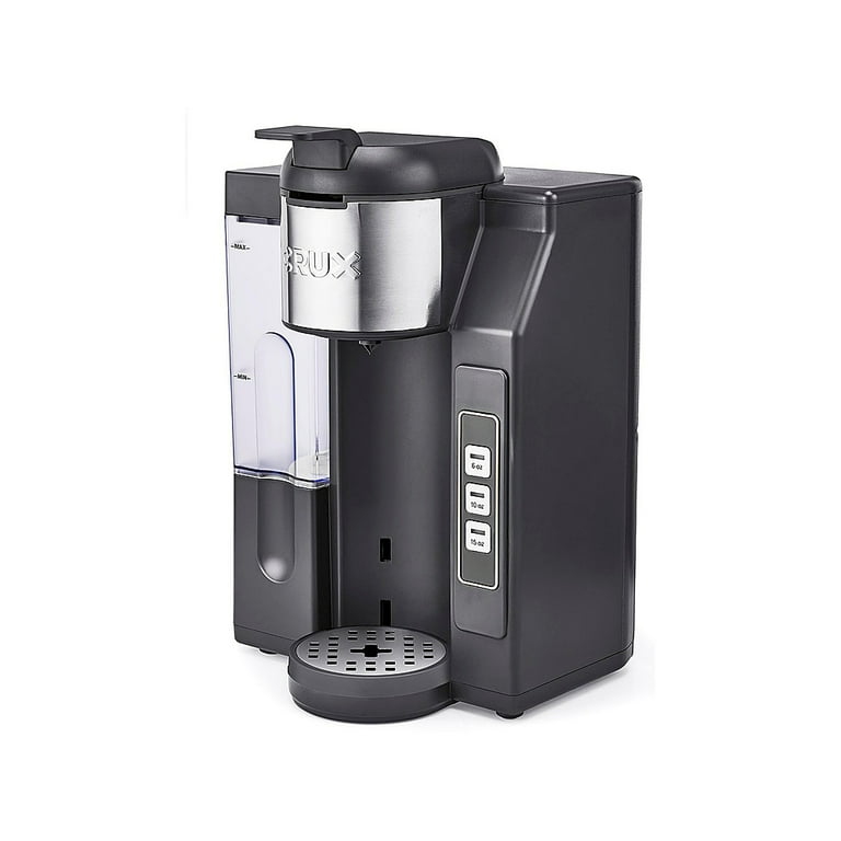 Crux Single Serve K-Cup Coffee Maker with Water Tank, Gray #14792
