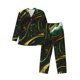 thumbnail image 1 of Balery Green Marble Pijama para Hombre de Dos Piezas con Manga Larga, Conjunto de Dormir y Descanso Suave con Bolsillos-Large, 1 of 7