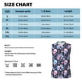 thumbnail image 5 of Lsque cool Skull flower Print Men's Cotton Blend Sleeveless Muscle Shirts (S-3XL)- Moisture Wicking, Odor Protection, UPF 30+,Large, 5 of 8