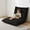 Black, variant on CATGOOD 3-in-1 Bean Bag Chair for Kids Adults, Convertible kids chair with Skin Friendly Fabric for Living Room, Bedroom, Black