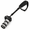 Deep Black, variant on Black Quick Release Camera Neck Strap with Safety Tether and Neoprene Pad