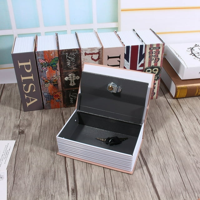 Libro con candado de seguridad, libro de diccionario, caja de seguridad secreta con candado de seguridad, diccionario, caja de libro de seguridad adaptada a la perfección