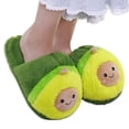 thumbnail image 1 of Aguacate Otoño e Invierno Pantuflas de Dibujos Animados para Interiores Lindas Pantuflas de Algodón de Felpa Cálidas Antideslizantes Pantuflas Inferiores Suaves 36 a 38 Yardas ANGGREK Otros, 1 of 8
