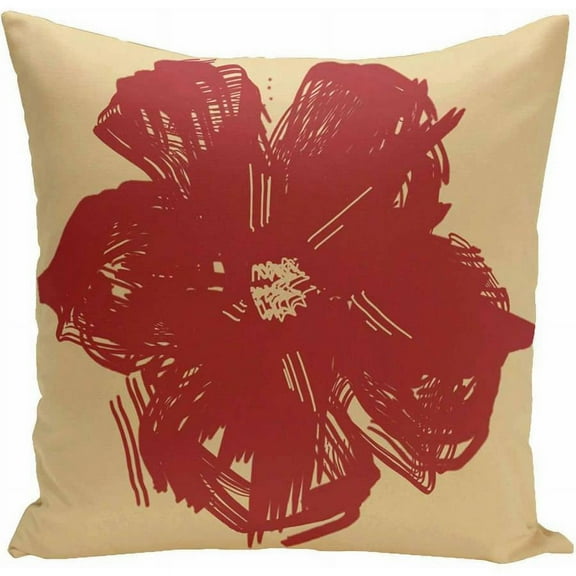 Simply Daisy Floral Print Decorative Pillow, 16" x 16"