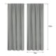thumbnail image 1 of mi Cortinas opacas 2 paneles Cortinas modernas Oscurecimiento de la habitación Diseño con aislamiento térmico Ventana con ojales para, 1 of 8