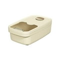 thumbnail image 2 of Clearance Items,npkgvia Kitchen Canisters,Canning Jars,Large Capacity Clear Plastic Rice Container Grain Cereal Flours Storage Organizer,Food Storage Containers,Yellow, 2 of 9