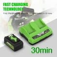 thumbnail image 5 of Dual Port Rapid Charger for Green-works 24V Battery for G-24 24V Lithium Battery Compatible with Greenwork 24V Batteries 29842 29852 for 29862 Green-works 24V Battery Charger, 5 of 9